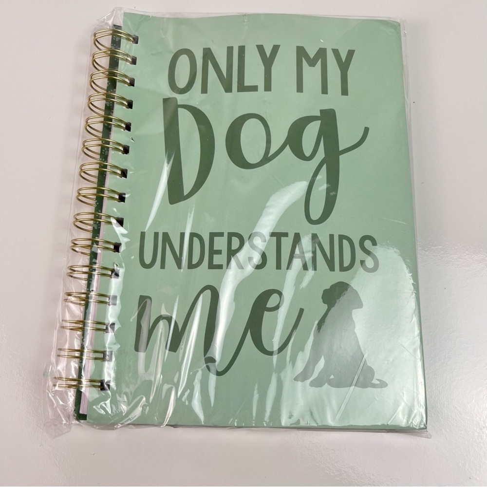 Only My Dog Understands Me Spiral Journal Notebook Lined Pages 6”x 8.25”